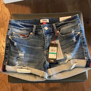 Tommy jeans mid rise shorts size 24